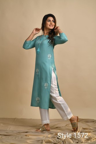 Cotton Ladies Designer Printed Kurti