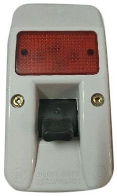 Polycarbonate Double Pole Switch, Color : White