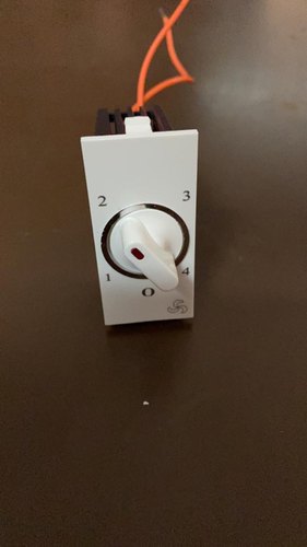 Plastic Modular Fan Regulator, Packaging Type : White