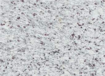 Rectangular Spider White Granite Slab