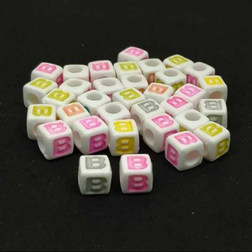 Acrylic Alphabet Beads