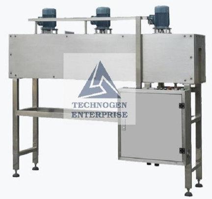 Automatic Electric Heat Shrink Tunnel Machine, For Industrial Container Packaging, Voltage : 415 V