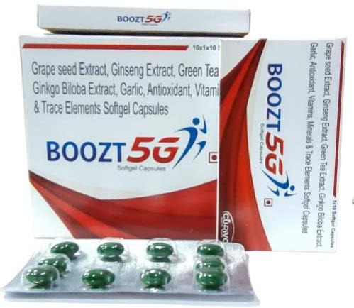 5g Soft Gel Capsules, For Hospital, Clinical, Grade Standard : Medicine Grade