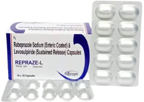 Rabeprazole and Levosulpride Capsules, Packaging Type : Alu-Alu