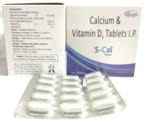 Calcium Tablets, Packaging Type : Strips