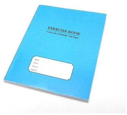 Plain Exercise Notebook, Cover Material : Paper