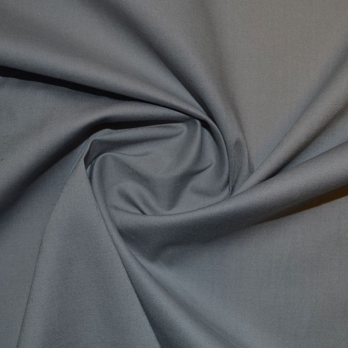 Plain Cotton Poplin Grey Fabric, Feature : Great Designs, Premium Quality