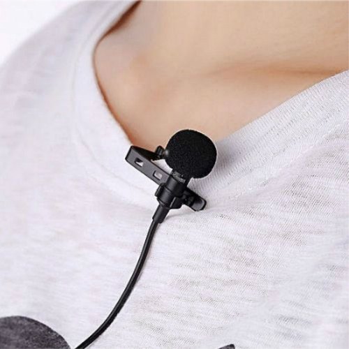 Collar Mic, Color : Black