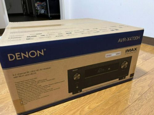 Denon AVR-X4700H 8K Ultra HD 9.2 Channel (125 Watt X 9) AV Receiver 2020 Model - 3D Audio & Video Wi