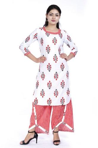 Cotton Ladies Printed Kurti, Size : All Sizes