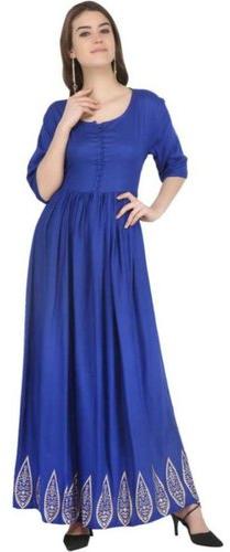 Printed Rayon Ladies Stylish Tops, Size : All Sizes