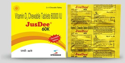 Jusdee 60K Chewable Tablets