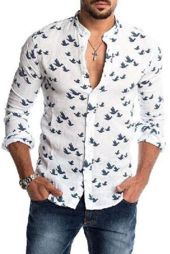 Cotton Mens Printed Shirts, Feature : Breathable, Quick Dry