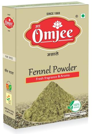 Omjee Fennel Powder, Certification : FSSAI