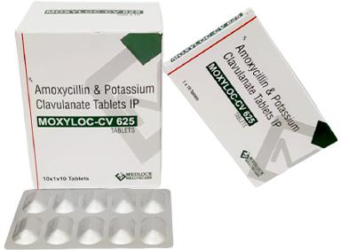 MOXYLOC-CV-625 Amoxycillin Clavulanic Acid Tablet