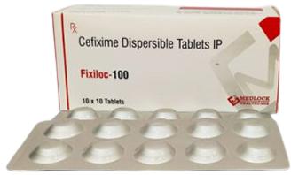 FIXILOC-100 Cefixime Dispersible Tablet