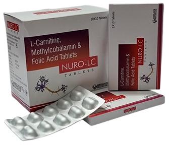 L CARNITINE METHYLCOBOLAMIN FOLIC ACID Tablet