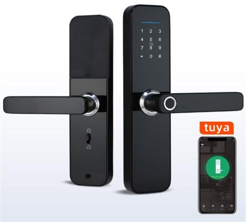 Fingerprint Lock WiFi Touch Screen Password IC Card Smart Locks Door With Mechanical Key For Tuya Ho