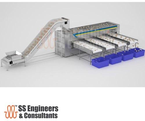 Potato Grading Machine, Voltage : 440V