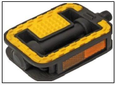 Bicycle Pedals, Size : 98 X 74 Mm