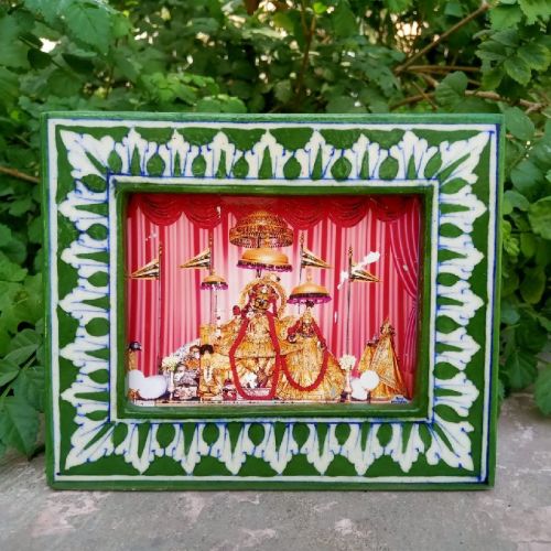Blue Pottery Photo Frame BPPF-001, For Honme Decor, Size : (5 Inches Length, 6.5 Inches Hight, 2 Inches Breadth)