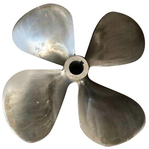 Polished Stainless Steel Boat Propeller, Color : Silver