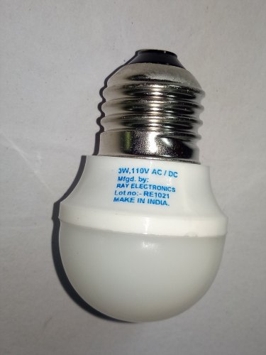 RAY Aluminum E27 LED Bulb, Shape : Round