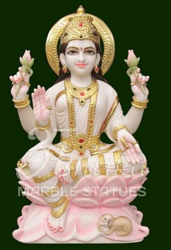 Marble Lakshmi Statue, Color : White