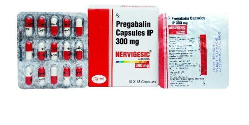 Nervigesic 300mg Capsules, Packaging Size : 10X15