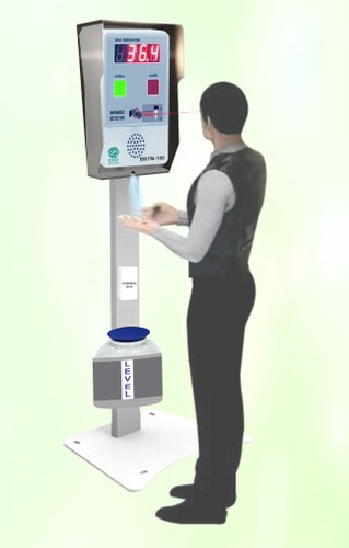 Face Temperature Monitor and Automatic Dispenser System