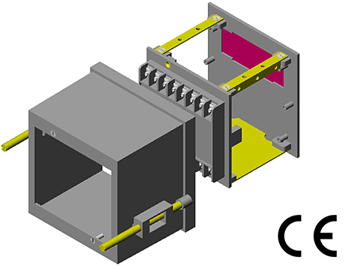 GAURANG DIN Panel Instrument Cases, Shape : Square