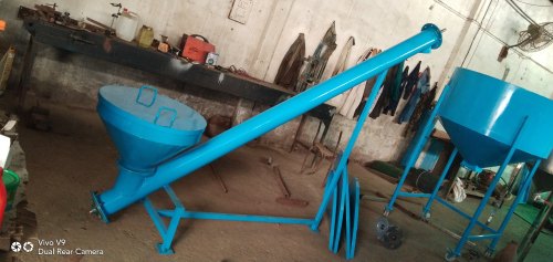 Mnt Industries Mild Steel Cement Screw Conveyor, Voltage : 220-240 Volt