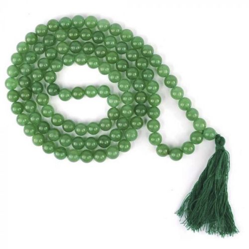 Aventurine Tasbih Beads Mala, Feature : The Stone Of Opportunity, Known For Amplifying Luck, Prosperity Abundance