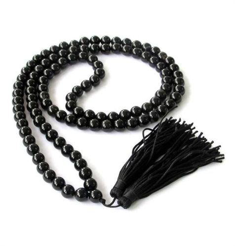 Black Hakik Tasbih Beads Mala