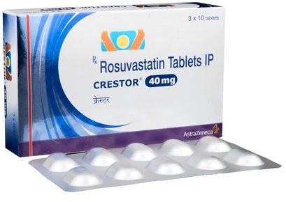 Crestor Rosuvastatin Calcium, Form : Tablet