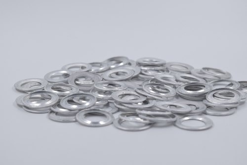 Round Aluminium Plain Washer, Packaging Type : Packet