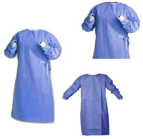 Dr. Equipment Disposable Surgical Gown Non Woven (Color-Blue XL- 25 GSM) Pack of1
