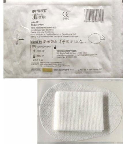 Plain Plastic Eye Patch, For Covernig Use, Color : White