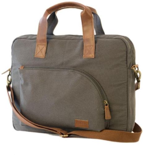 Plain Canvas Laptop Bag