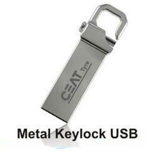 Metal Key Lock Pen Drive, Packaging Type : Box