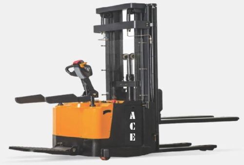 ACE Semi Automatic Electric Stacker, For Lifting Goods, Color : Black, Yellow