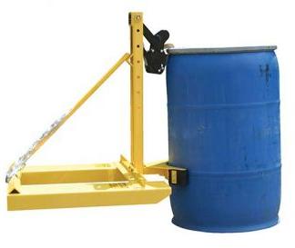 Yellow Coated Forklift Drum Grabber, Feature : Easy To Use