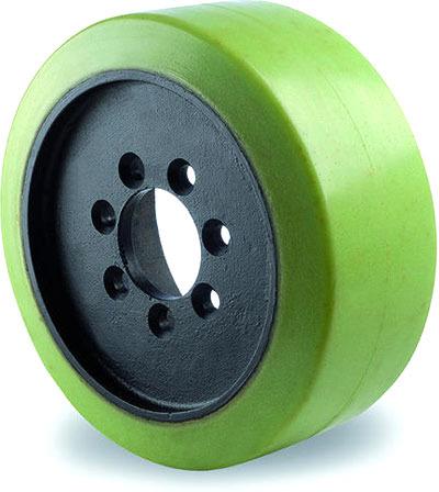 Round Forklift PU Wheels, For Industrial, Feature : Easy To Fit, Easy To Move, High Tensile