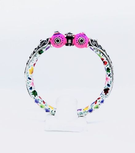 925 Sterling Silver Beautiful Muticolored Bangle