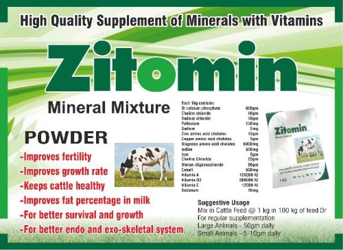 Chelated Mineral Mixture For Animal Feed, Veterinary, Cattle Feed, Horse, Pig, Camel, Sheep, Goat