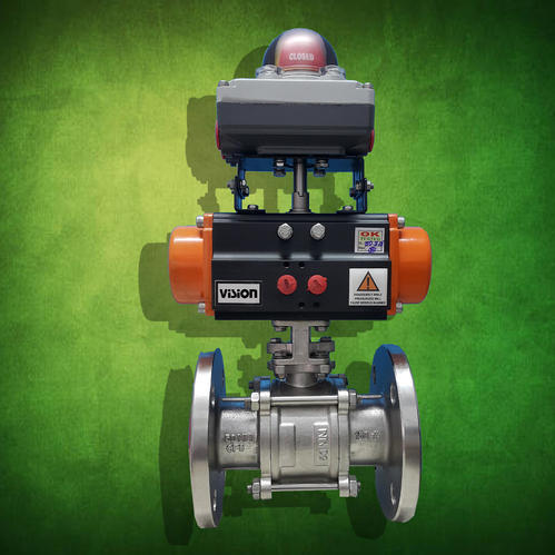 Vision Pneumatic Ball Valve, Size : 1/2' To 6'