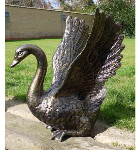 FRP Swan Garden Statue