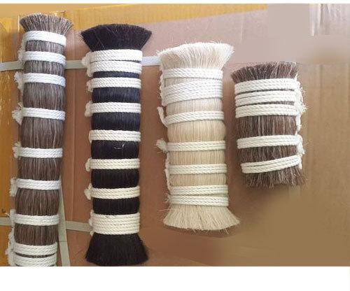 Horse Hair, Color : White, Black, Brown