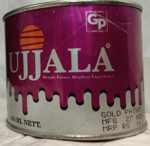 Ujjala Gold Paints, Packaging Type : Tin