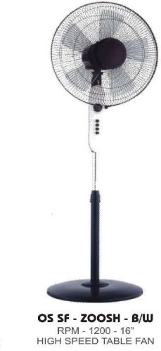 Ossywud Pedestal Fan - (Zoosh - B/W)